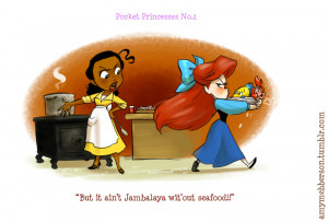 am LOVING these comics by Amy Mebberson . Titled Pocket Princesses ...