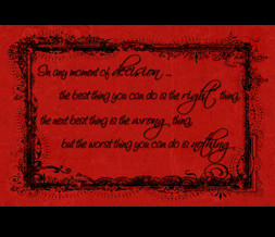 ... Wallpaper Download - Black & Red Flower Wallpaper with Quote Preview