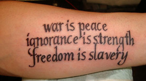 Best 1984 Quotes http://entertainmentmesh.com/30-best-tattoo-quotes-to ...