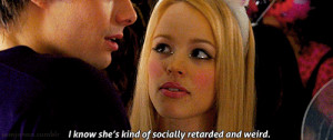 gif Mean Girls Rachel McAdams Regina George movie gif Mean Girls gif ...