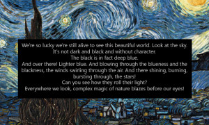 Displaying (19) Gallery Images For Doctor Who Van Gogh Quote...