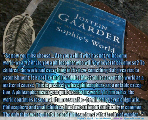 World – Jostein Gaarder motivational inspirational love life quotes ...