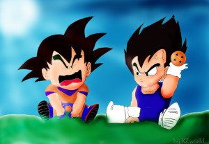 Baby Goku And Vegeta Sylargrey