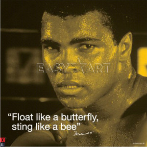 ... Teman » Sport » Boxning » Muhammad Ali (i.Quote - Sting Like a Bee