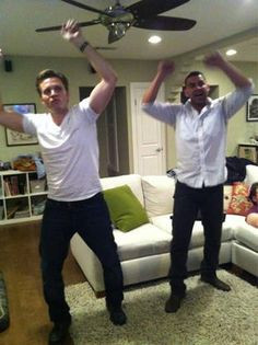 Seamus Dever and Jon Huertas.....BFF's n real life! They're awesome ...