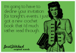 going to have to decline your invitation for tonight’s events ...