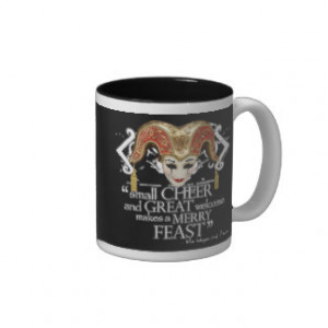 Comedy Of Errors Feast Quote Mug