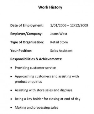 Sample Resume No Work Experience