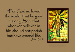 ... glass window at the Camillian Sisters' church here at our subdivision