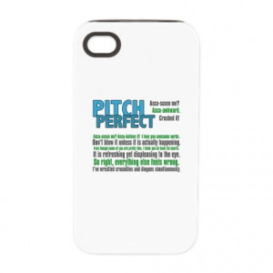 ... > Funny Phone Cases > Pitch Perfect Quotes iPhone 4/4S Tough Case