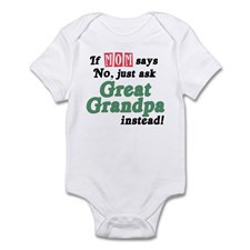 Just Ask Great Grandpa! Baby Onesie for