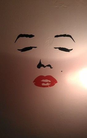 ... Art Home Decor Quote Face Red Lips Large Nice Sticker 100cmx90cm