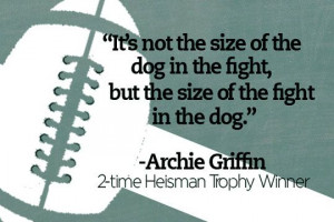 Football quote to live by