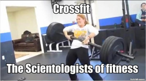 Haha No disrespect Crossfit, but come on, you know the majority of ppl ...