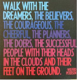 Head In Clouds, Feet On Ground