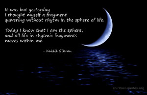 Spiritual quote by Kahlil Gibran
