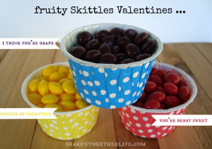 Valentines Saying To Go With Skittles Video