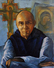 Thomas Merton portrait by Jim Nally (Photo credit: jimforest)