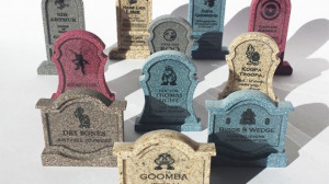 Video game character tombstones for fallen heroes and villains. From ...