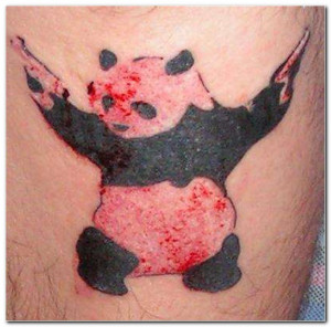Gangsta Panda Bear Tattoo...