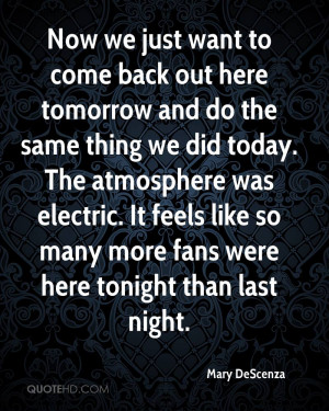 Now we just want to come back out here tomorrow and do the same thing ...