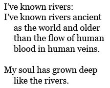 The Negro Speaks of Rivers, Langston Hughes