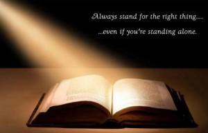 Standing alone Quotes and Inspirational Photo