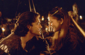 Drew Barrymore and Dougray Scott in “Ever After.”