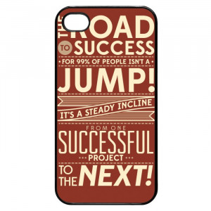 Work Success Motivational Quotes iPhone 4 Case