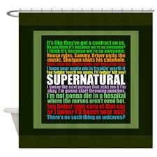 Tv Show Supernatural Shower Curtains