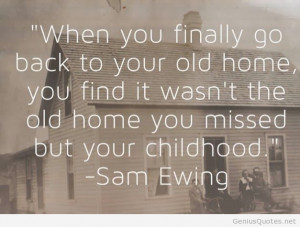 Back to old home quote