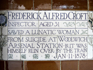 Memorial in Postman's Park (all photographs by the author unless ...