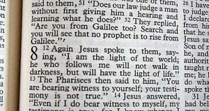 went looking for this passage in my Bible (Revised Standard Edition ...