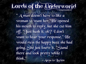 Lords of the Underworld: The Darkest Kiss and Quotes