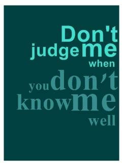 judgment - Thoughtfull quotes Picture