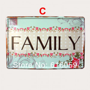 Do it ] Family Quote Metal Signs House BAR Metal painting MIX ORDER ...