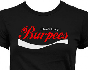 Funny Workout Shirt Gym Rat Burpees T Shirt Fitness Joke Ladies Tee MD ...