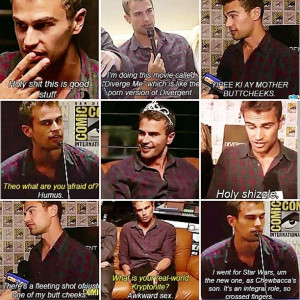 Theo James Funny Quotes