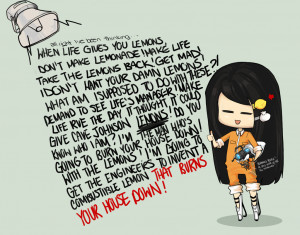 Portal 2: Lemon Rant by Cinlee
