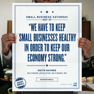 ... Shopsmall Don't forget about Small Business Saturday on Nov. 30