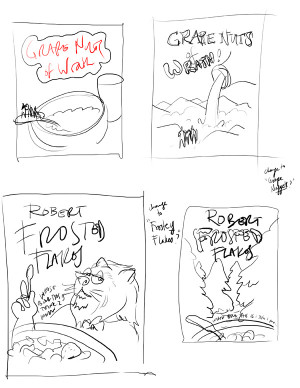 ... for both cereal boxes. Those looked like this (click to view larger