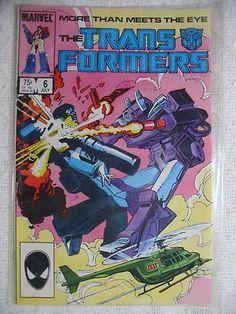 1984 The TRANSFORMERS #6 G1 Marvel Comics NM MEGATRON VS. SHOCKWAVE ...