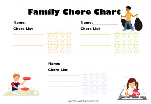 Chore Chart Template Excel