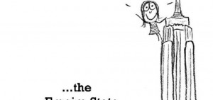 Happiness is, the Empire State Building.