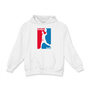 Dodgeball Classic Logo Kids Hooded Sweatshirt