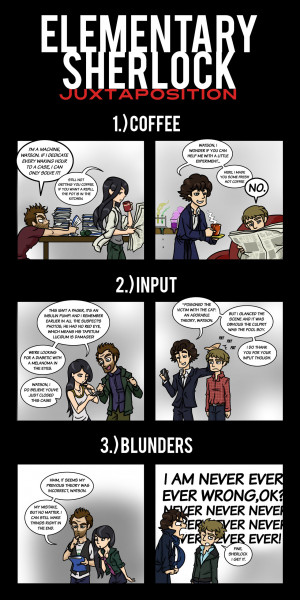 Elementary/Sherlock Juxtaposition by maryfgr23