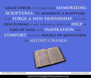 Memorizing Scripture | Creative LDS Quotes