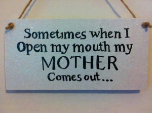 Haha love ya mama! I'm proud to be like ya :)