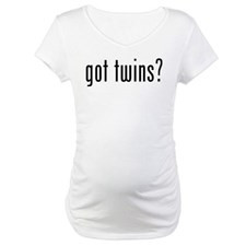 Funny Sayings Twins Maternity Tees