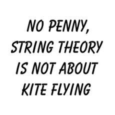 String Theory Not Kite Flying Wall Art Poster More